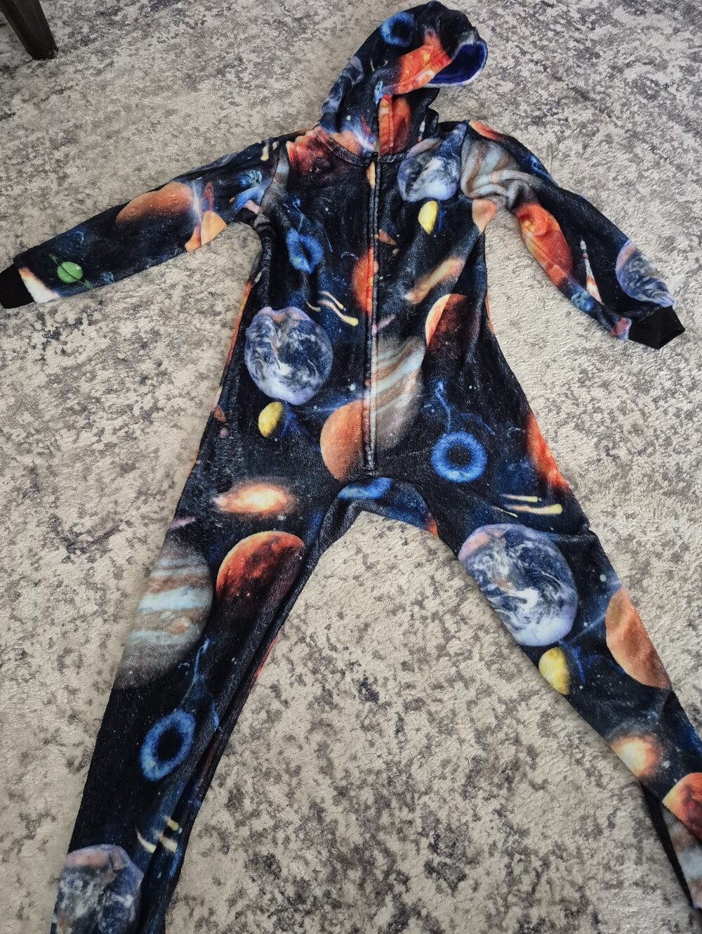 Children's place space solar system onesie size 7/8